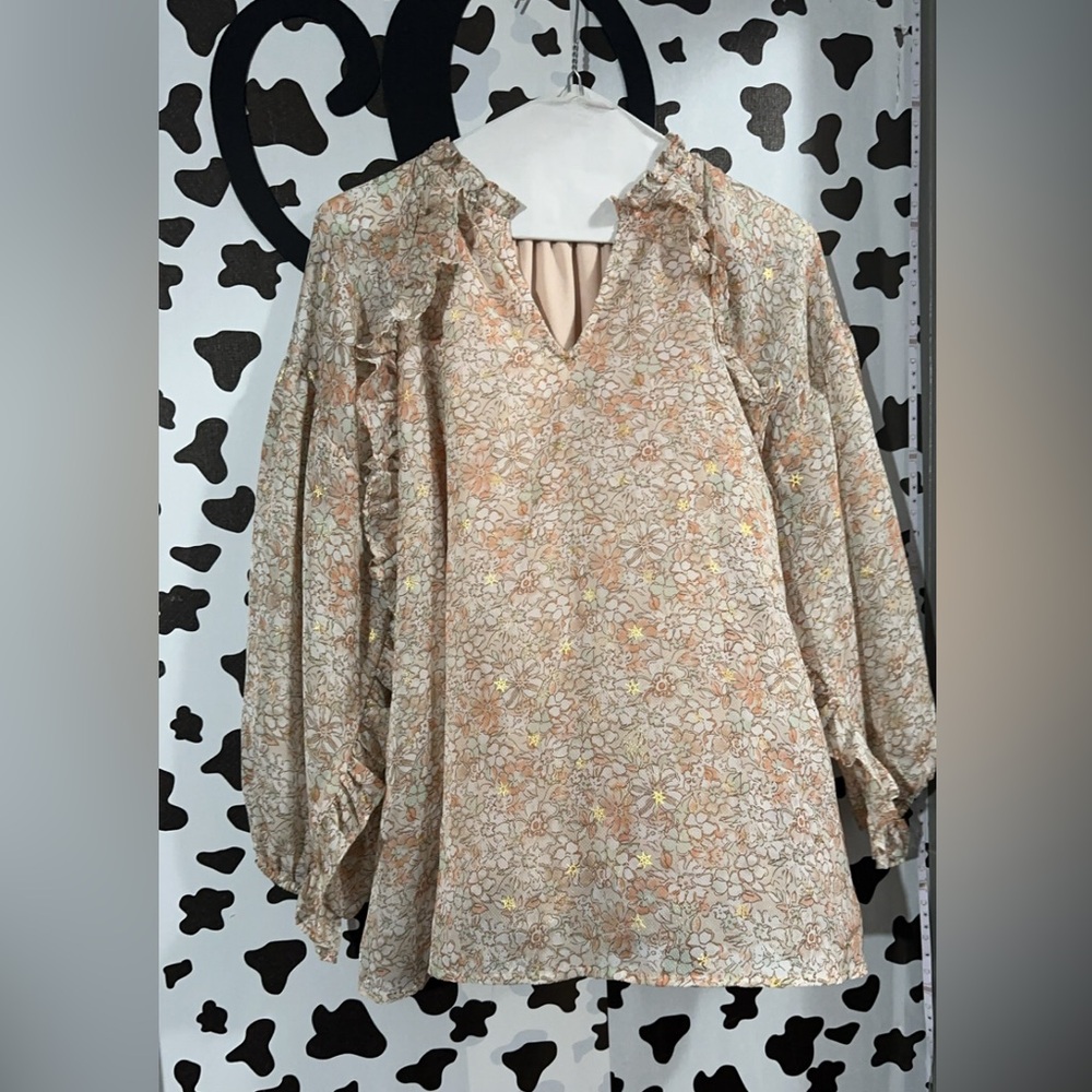 Flowered blouse